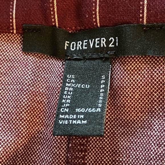 NWT Forever 21 Stripped Dressy Pants - Picture 3 of 10